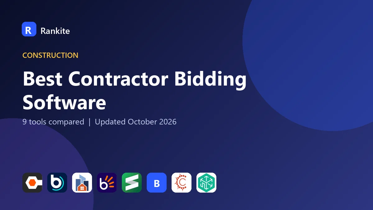 Best Contractor Bidding Software in 2026: 9 Tools Compared