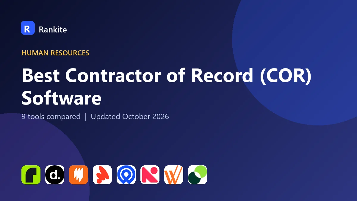 Best Contractor of Record (COR) Software in 2026: 9 Tools Compared