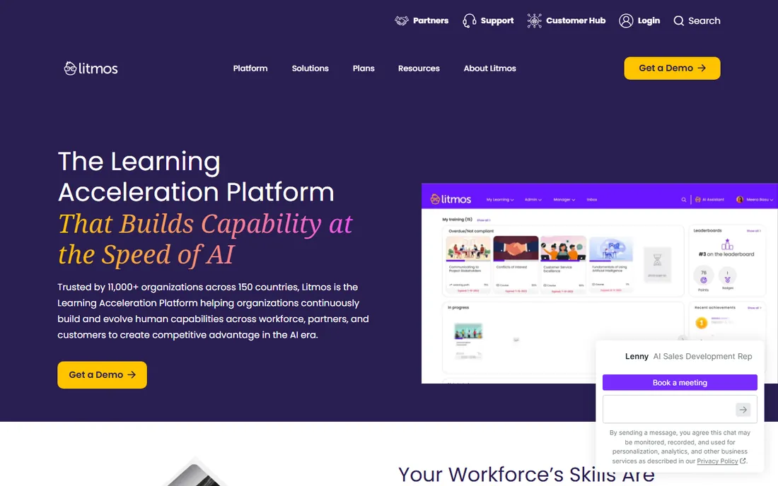 SAP Litmos homepage