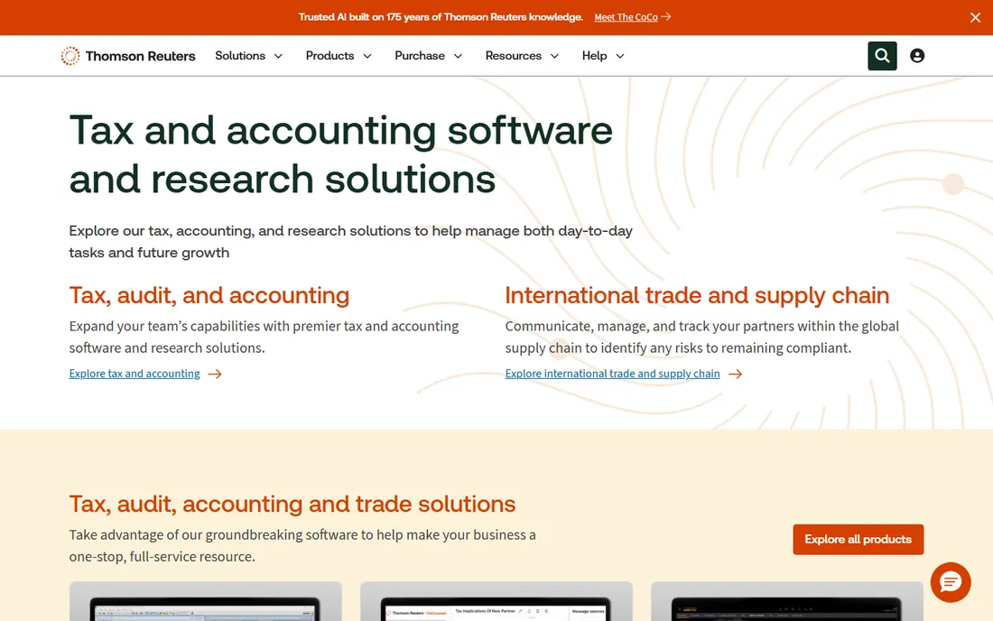 GoSystem Tax RS homepage