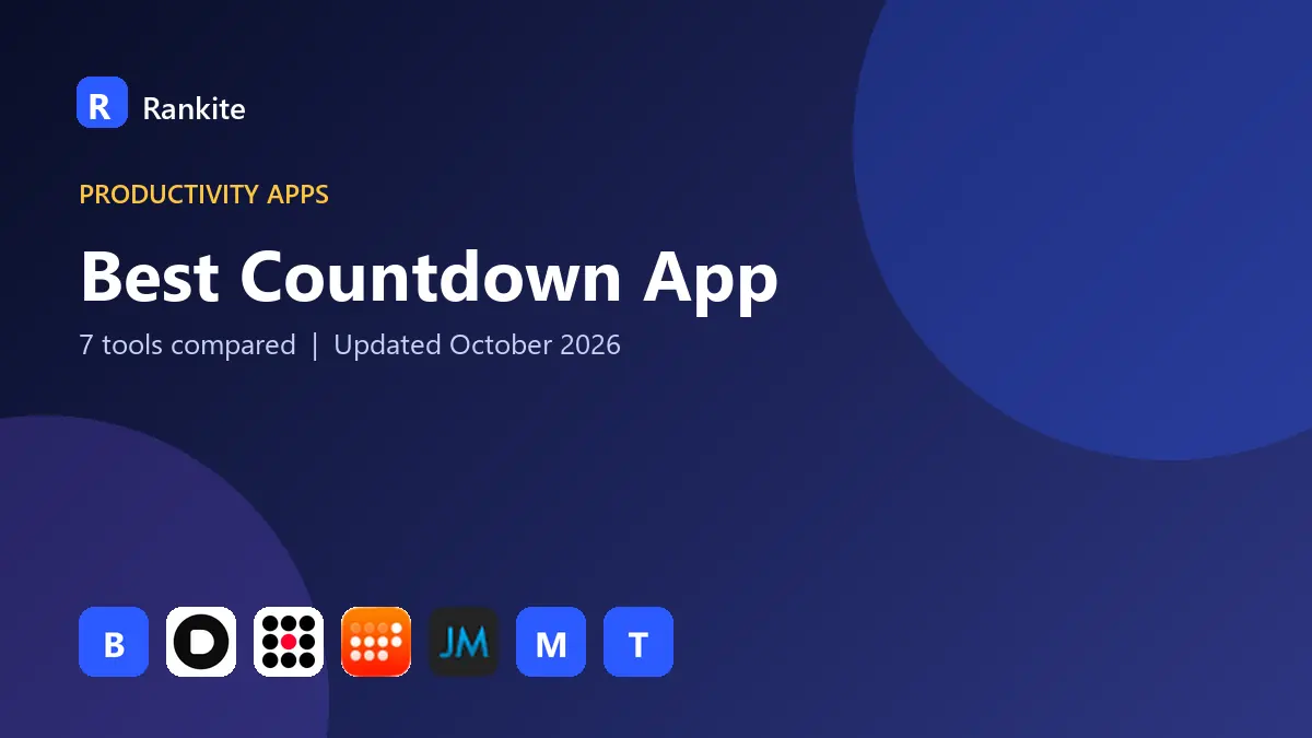Best Countdown App in 2026: 7 Apps Compared