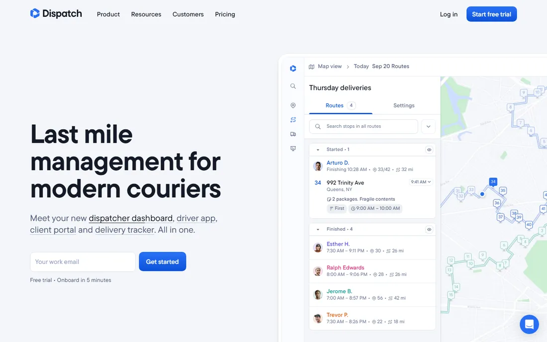 Spoke Dispatch homepage