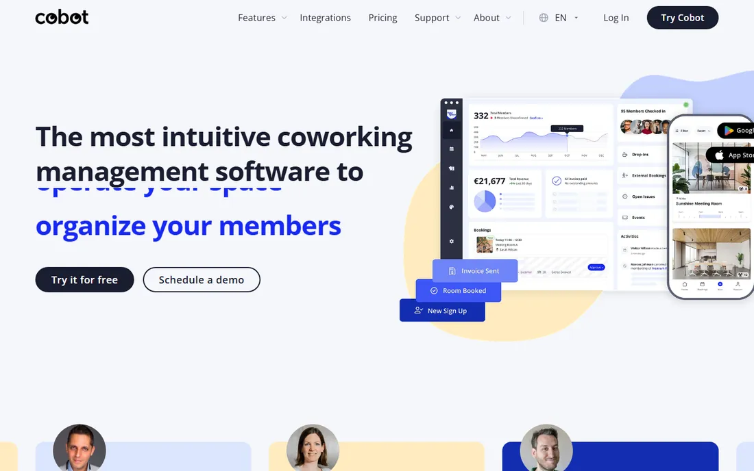 Cobot homepage