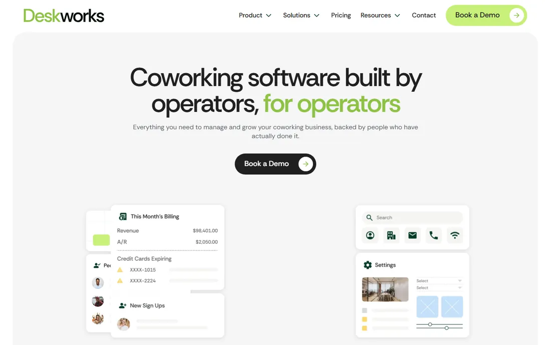 Deskworks homepage