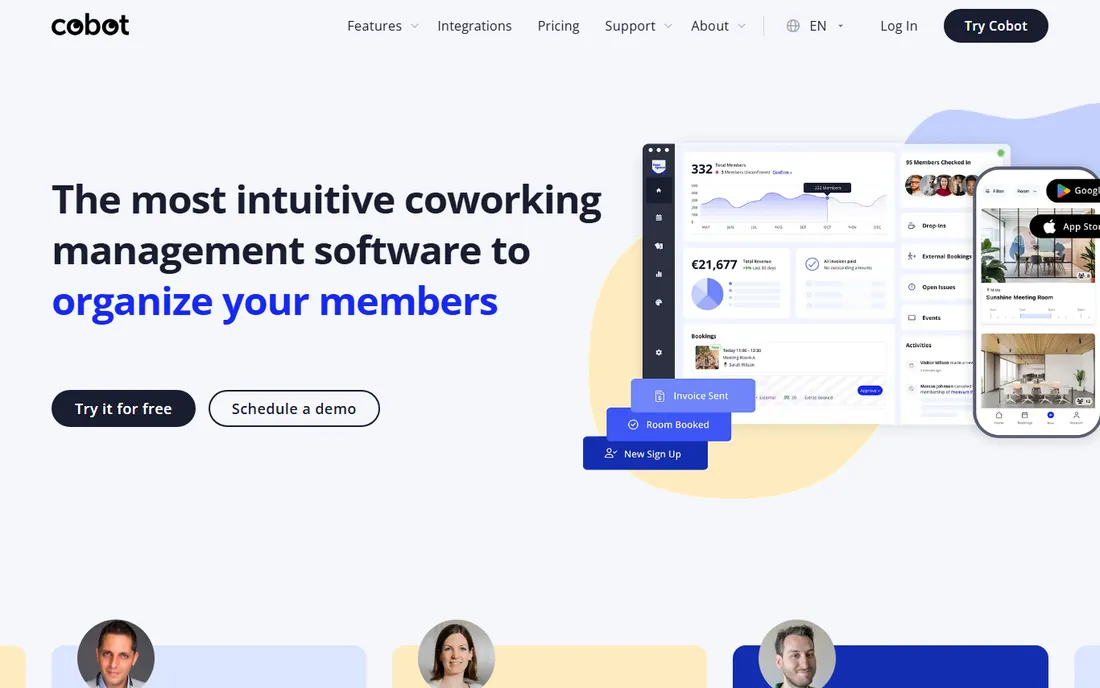 Cobot homepage