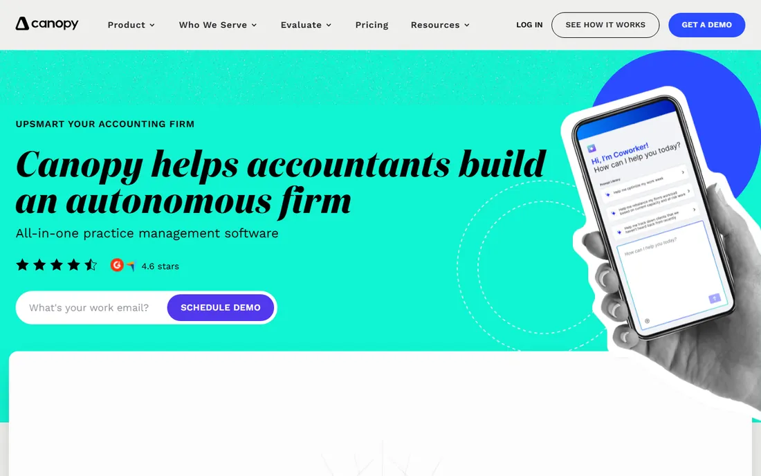 Canopy homepage