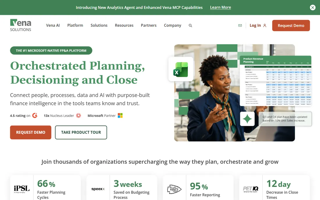Vena homepage