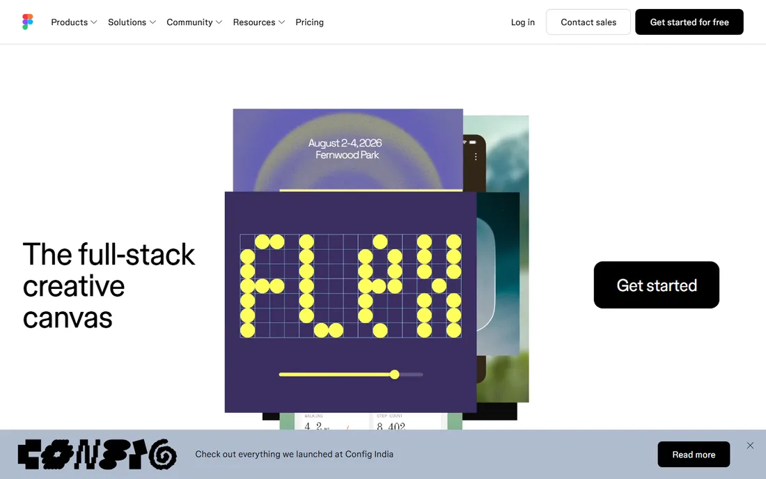 Figma homepage