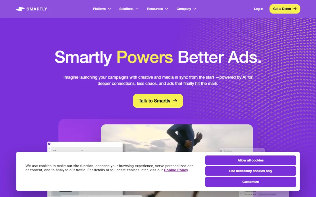 Smartly homepage