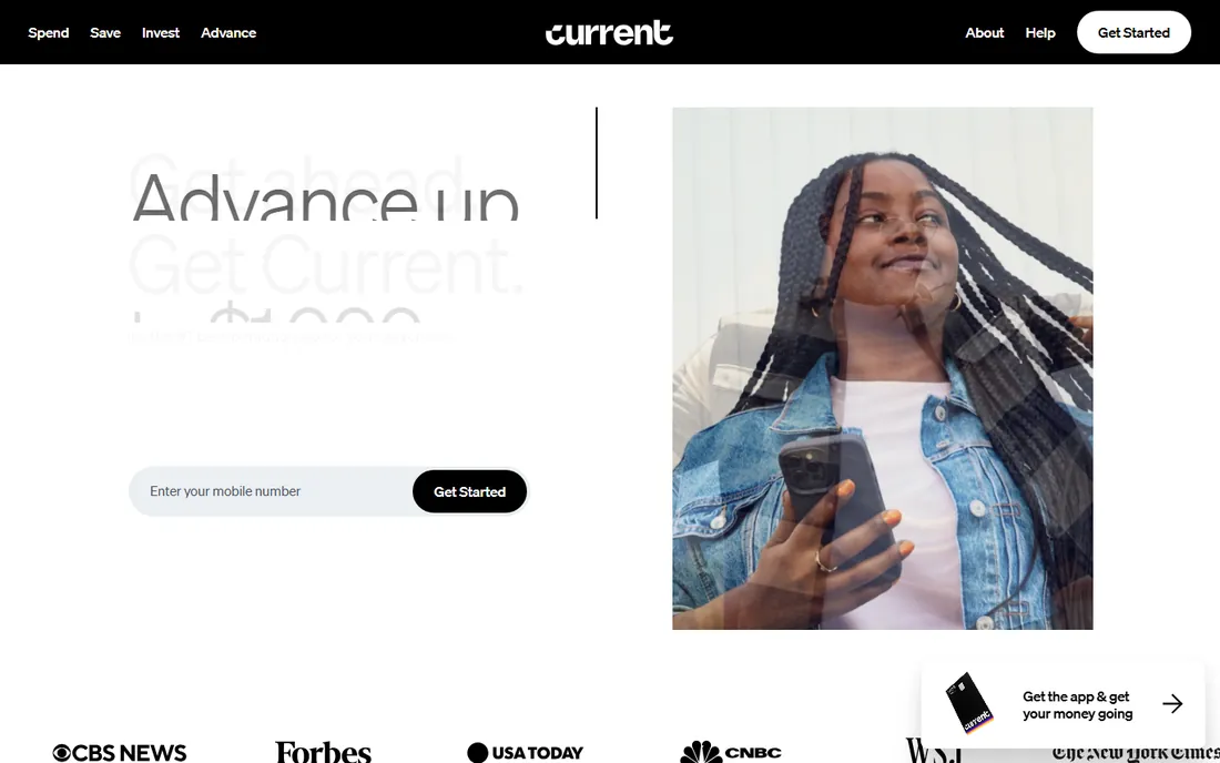 Current homepage