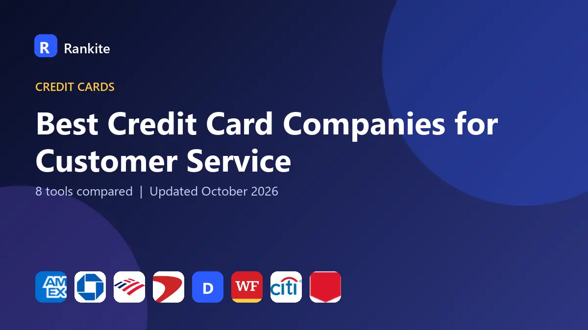 Best Credit Card Companies for Customer Service in 2026: 8 Tools Compared