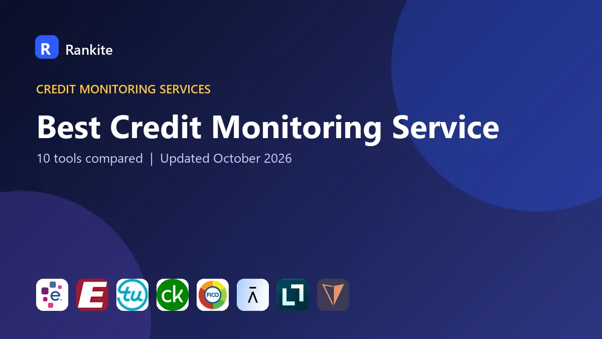 Best Credit Monitoring Service in 2026: 10 Services Compared