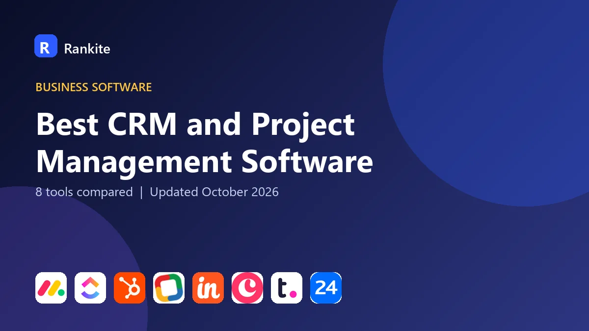 Best CRM and Project Management Software: 8 Tools Compared