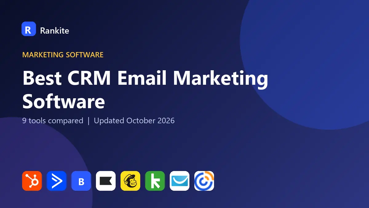 Best CRM Email Marketing Software in 2026: 9 Tools Compared