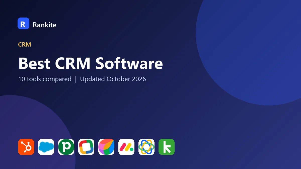 Best CRM Software in 2026: 10 Tools Compared