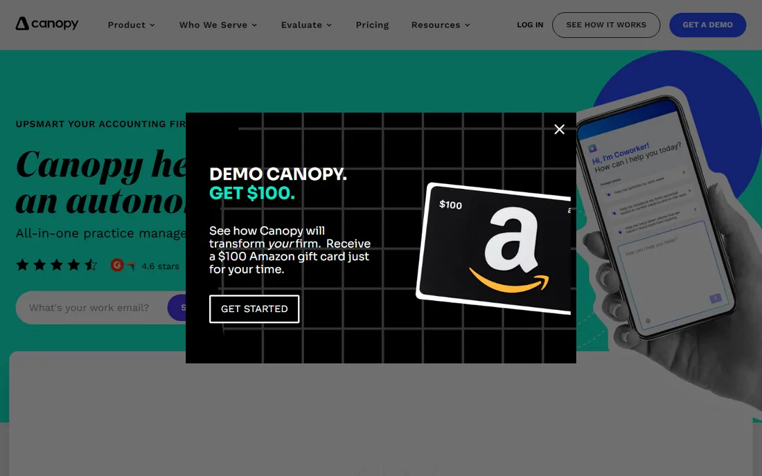 Canopy homepage