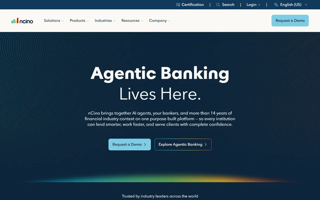 nCino homepage