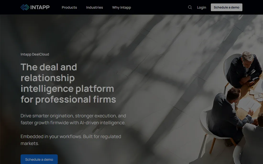 DealCloud homepage