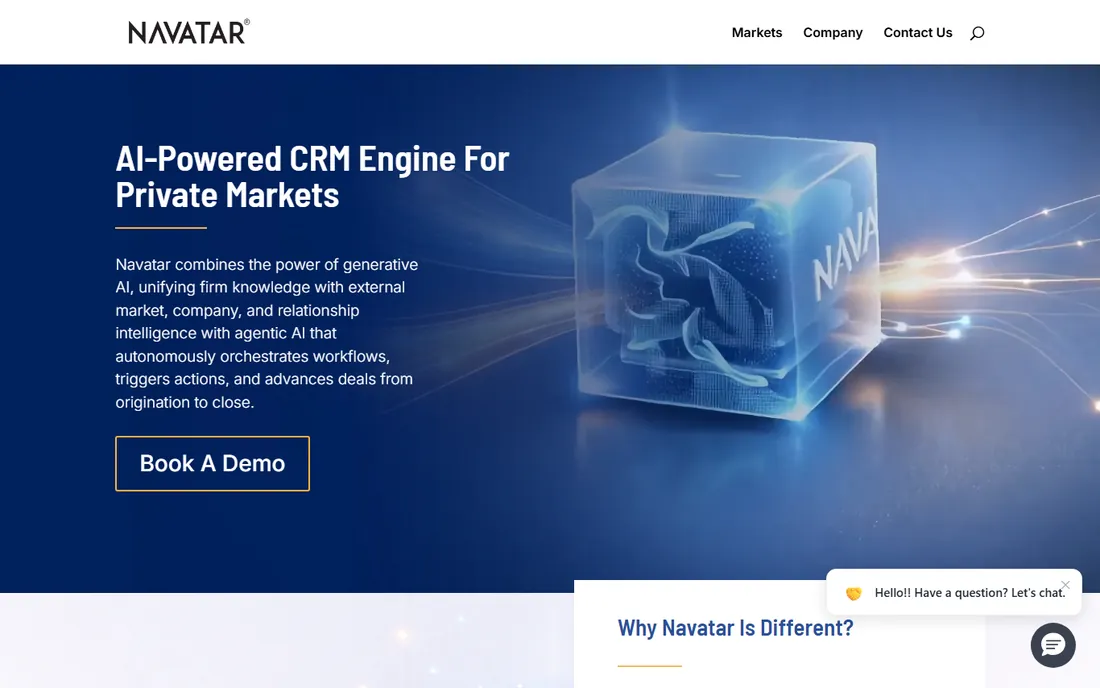 Navatar homepage