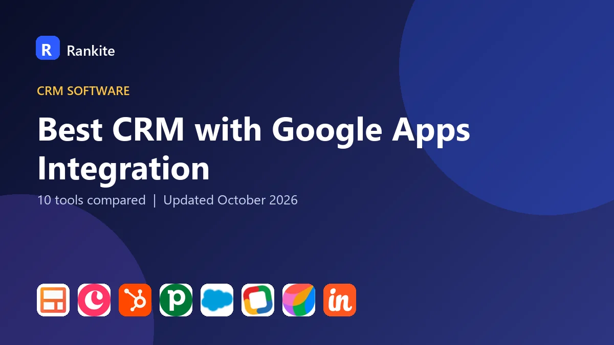 Best CRM with Google Apps Integration in 2026: 10 Tools Compared