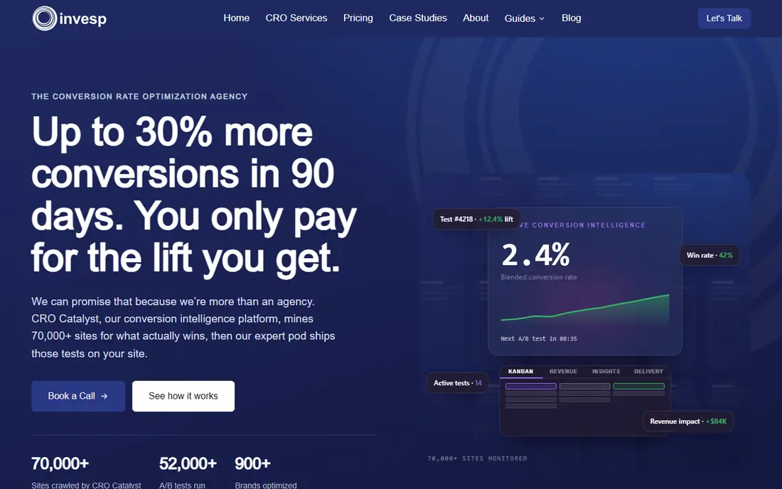 Invesp homepage
