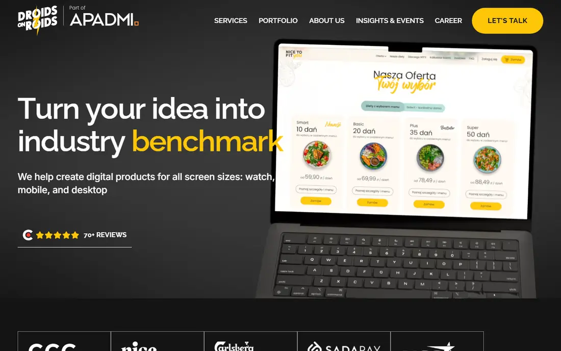 Droids On Roids homepage