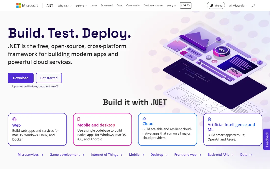 .NET MAUI homepage