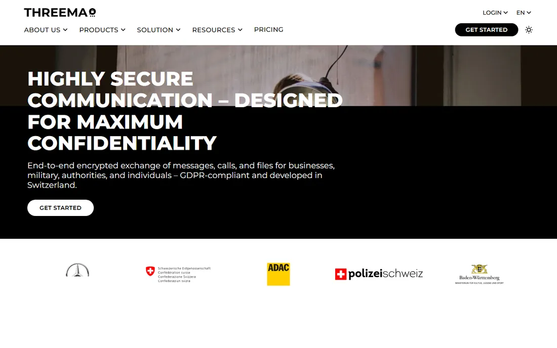 Threema homepage