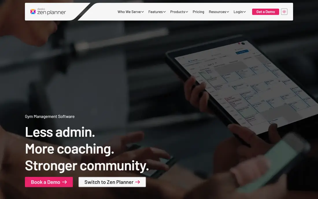 Zen Planner homepage
