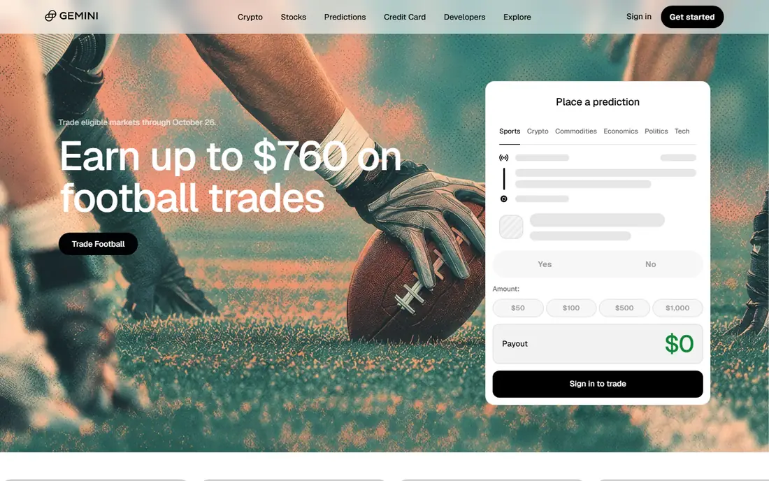 Gemini homepage