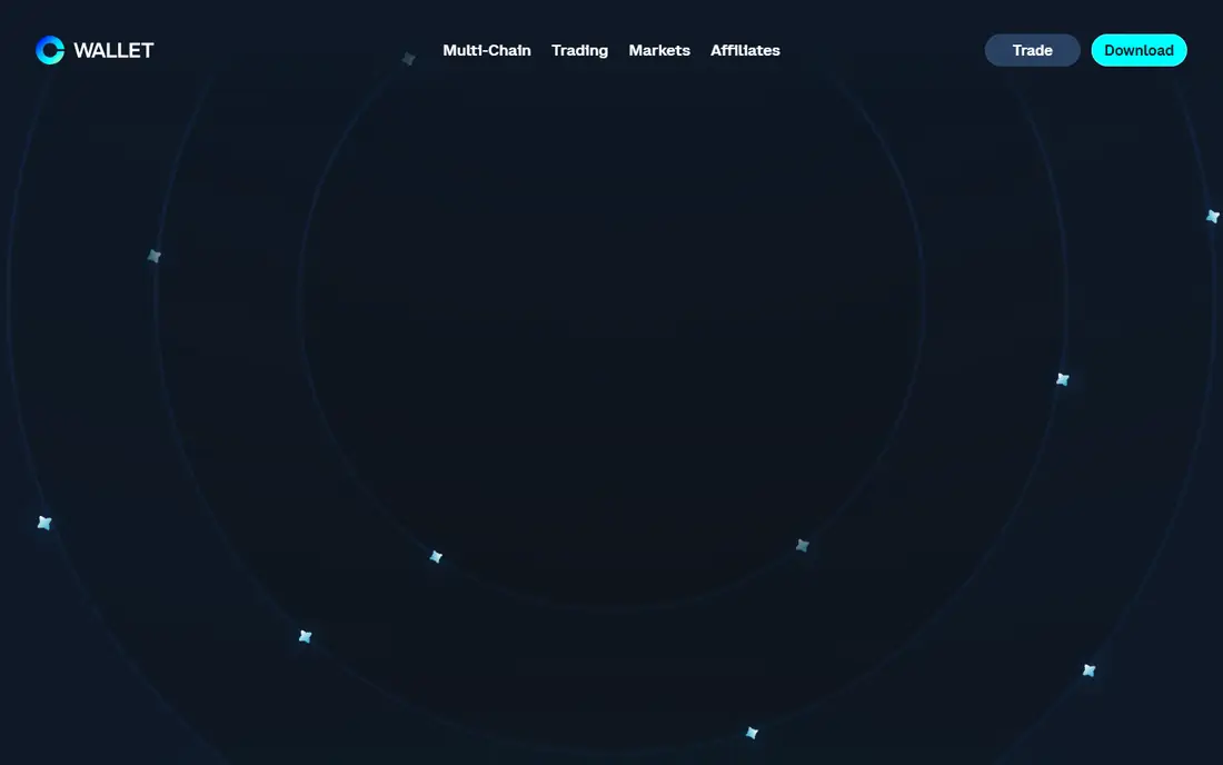 Coinbase Wallet homepage