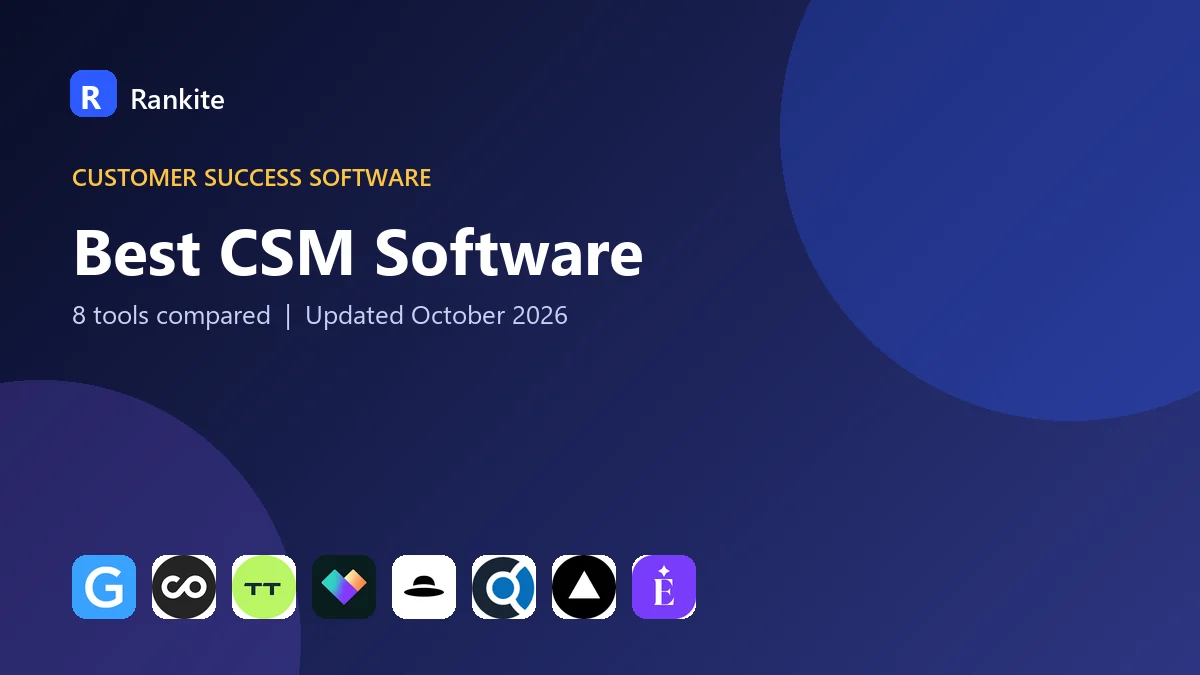Best CSM Software: 8 Tools Compared