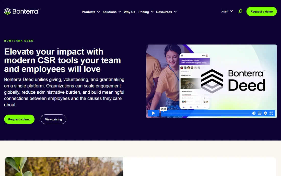 Deed homepage