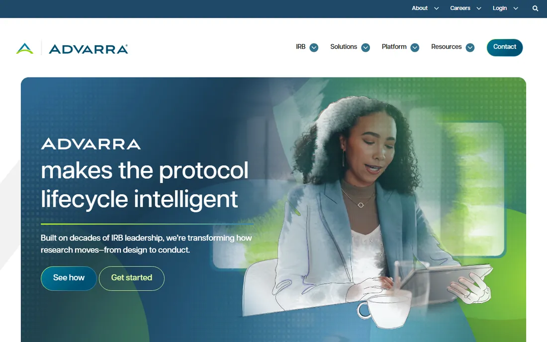 Advarra homepage