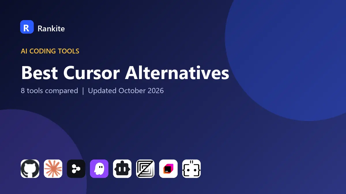 Best Cursor Alternatives in 2026: 8 AI Coding Tools Compared