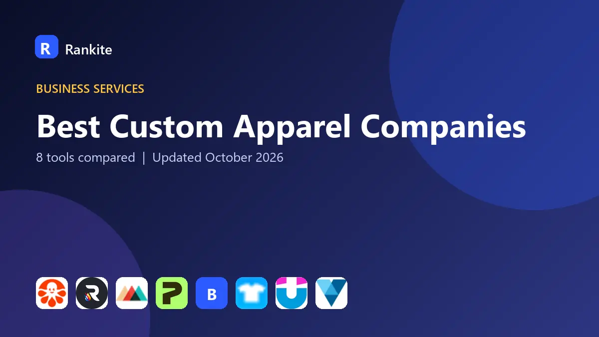 Best Custom Apparel Companies in 2026: 8 Tools Compared
