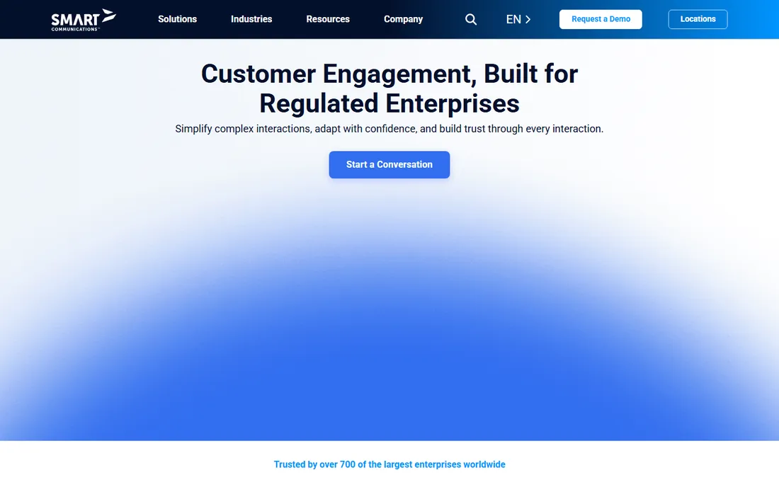 Smart Communications homepage