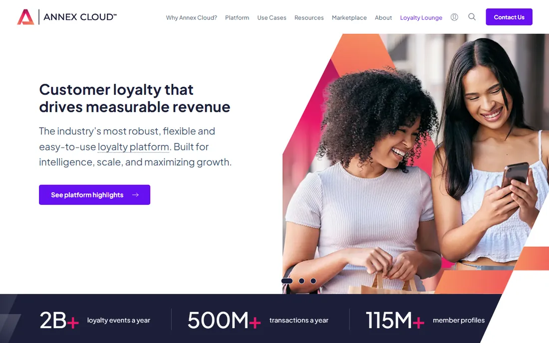 Annex Cloud homepage