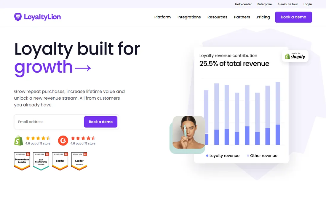 LoyaltyLion homepage