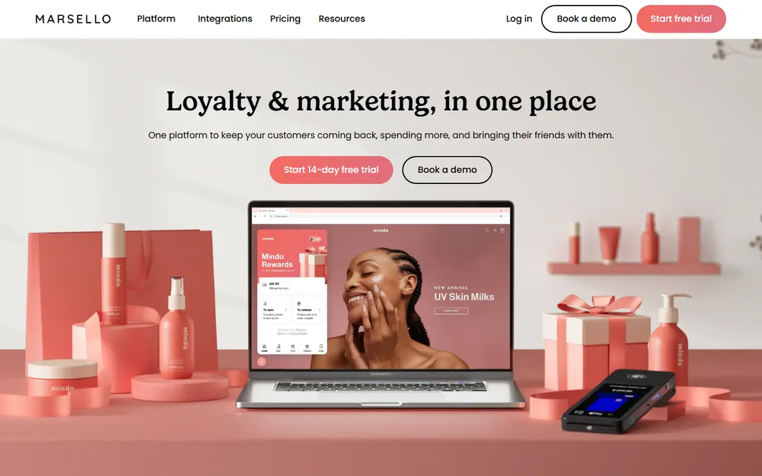 Marsello homepage