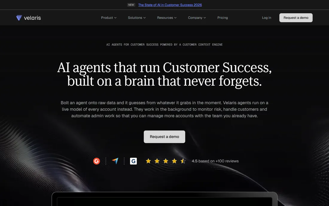 Velaris homepage