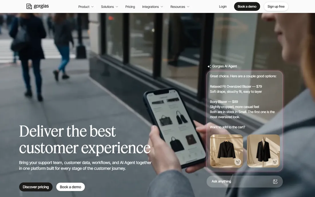 Gorgias homepage
