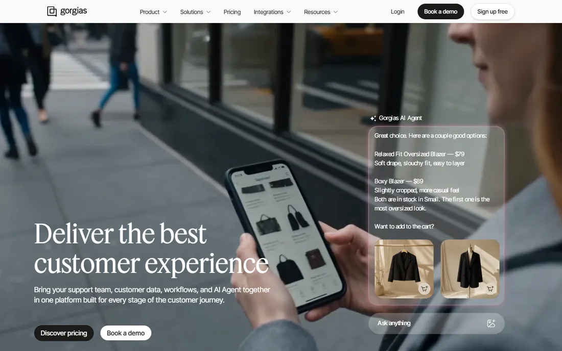 Gorgias homepage