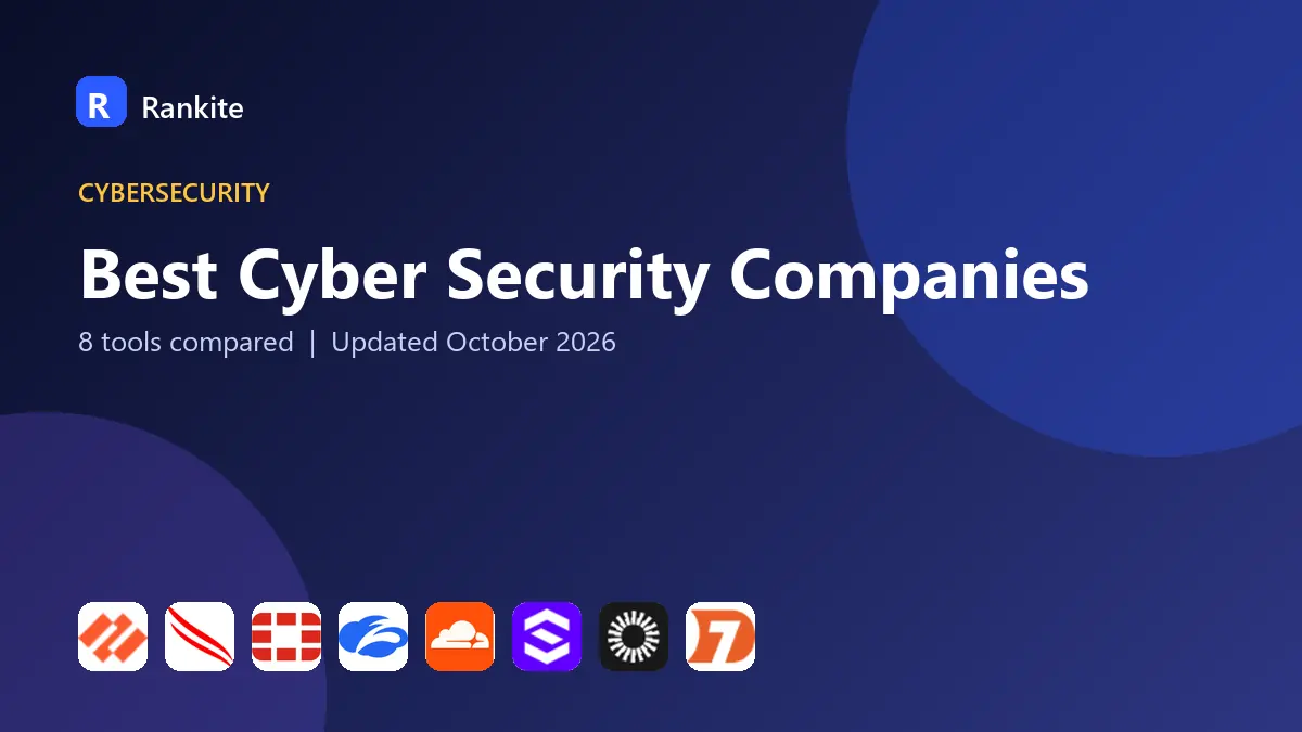 Best Cyber Security Companies in 2026: 8 Tools Compared