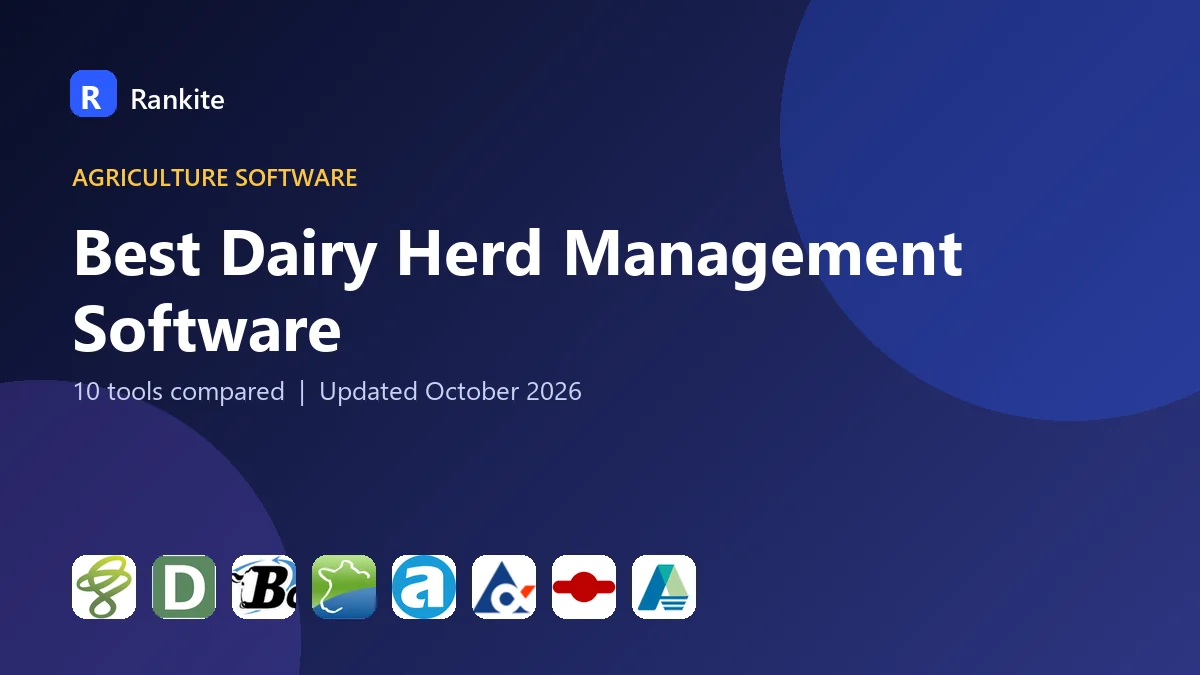 Best Dairy Herd Management Software in 2026: 10 Tools Compared