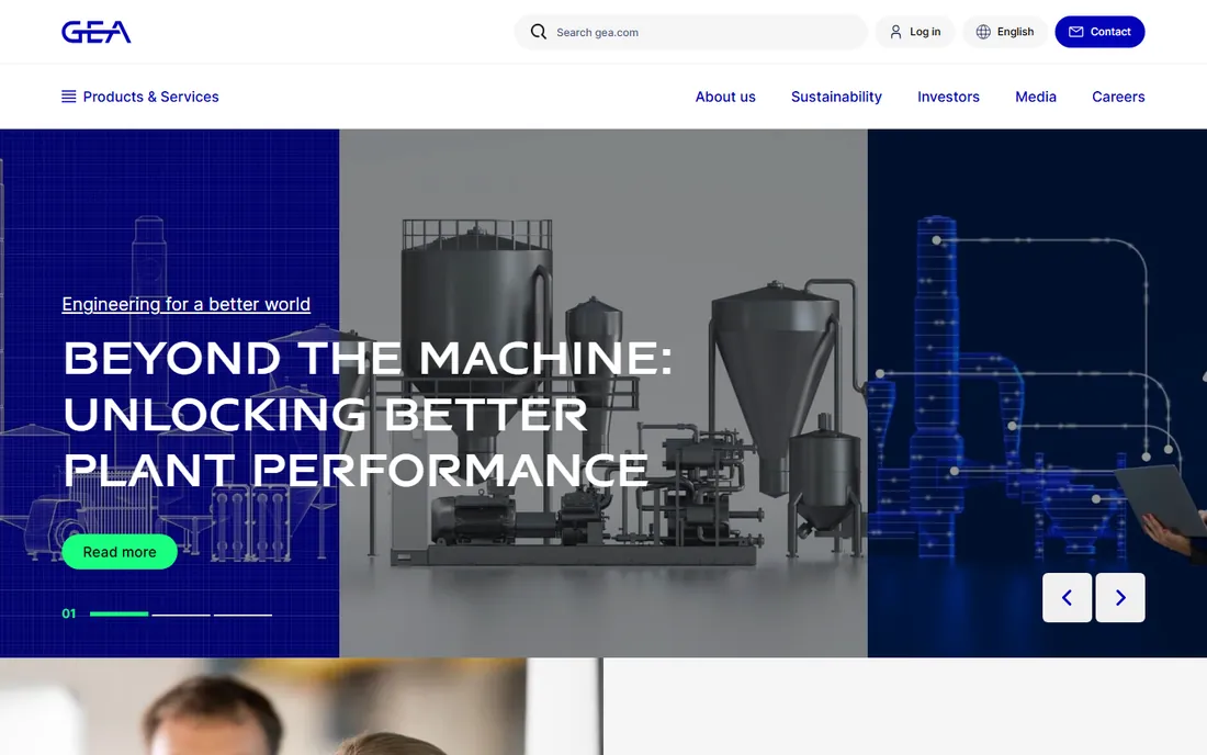 GEA DairyNet homepage