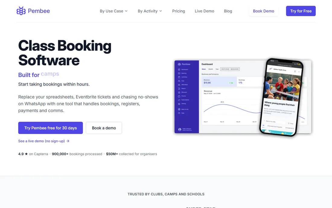 Pembee homepage