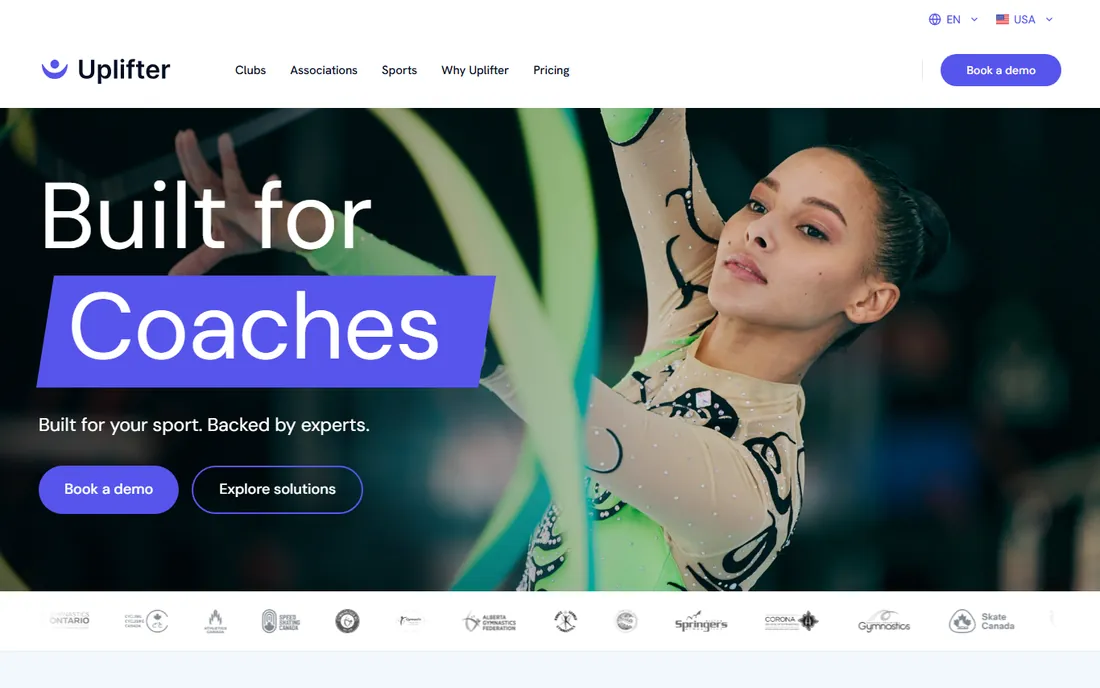 Uplifter homepage
