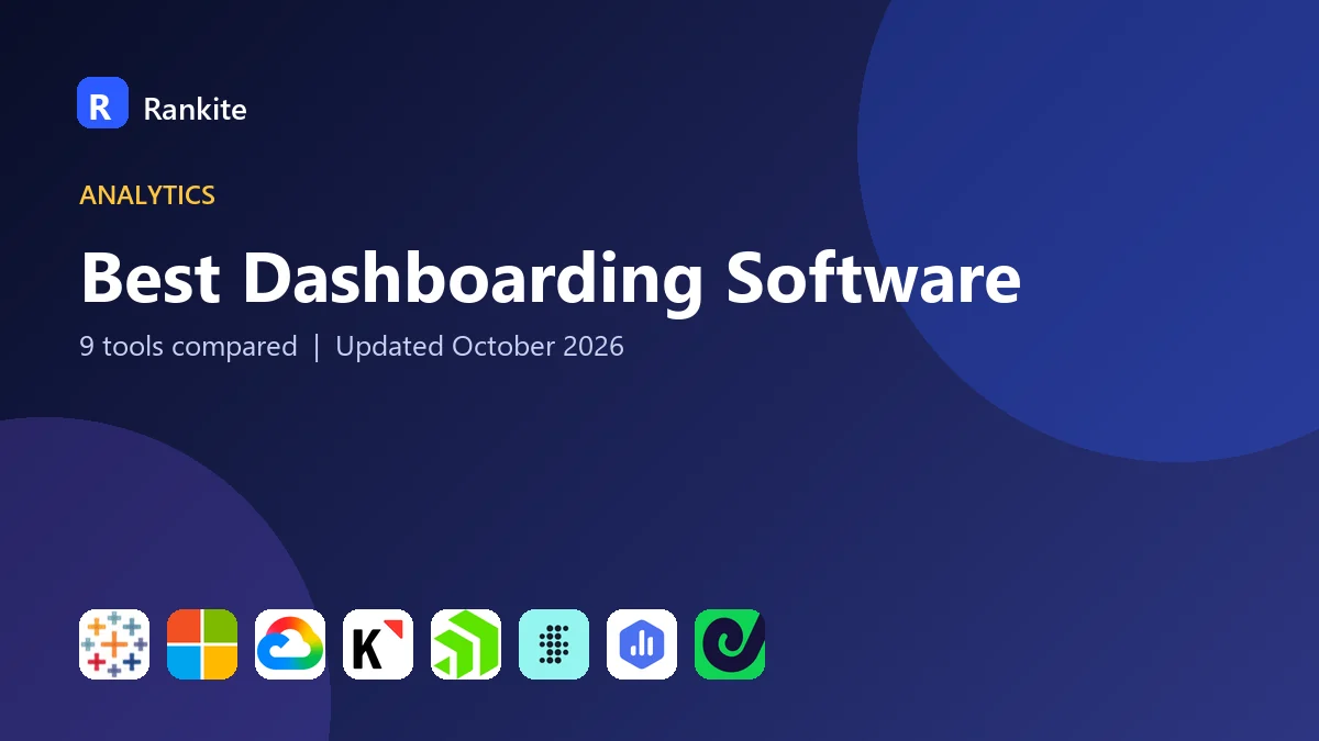 Best Dashboarding Software in 2026: 9 Tools Compared