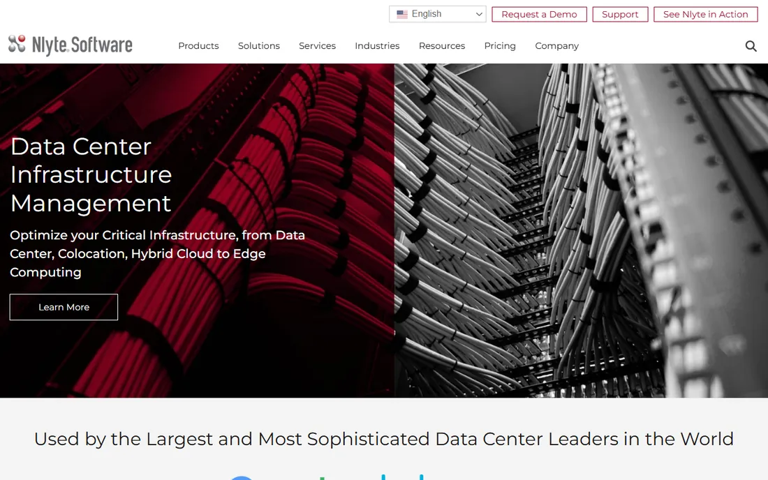 Nlyte homepage